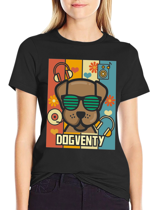 Dogventy Graphic Tee - Retro Pup Style
