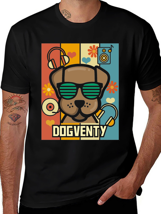 Dogventy Graphic Tee - Retro Pup Style