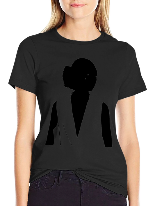 Leia Silhouette Graphic Tee - Black