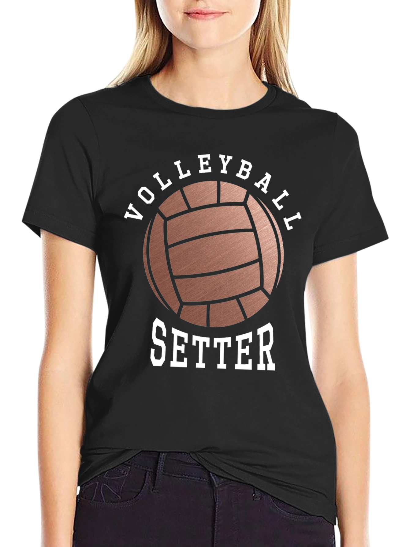 Volleyball Setter T-Shirt - Athletic Graphic Tee