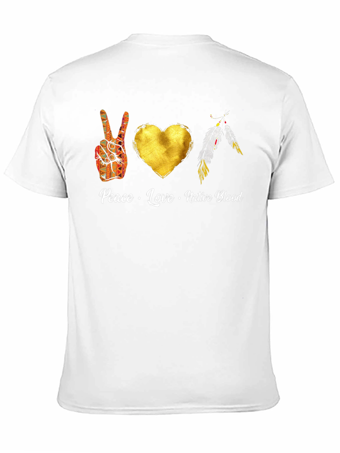 Peace Love Native Blood T-Shirt