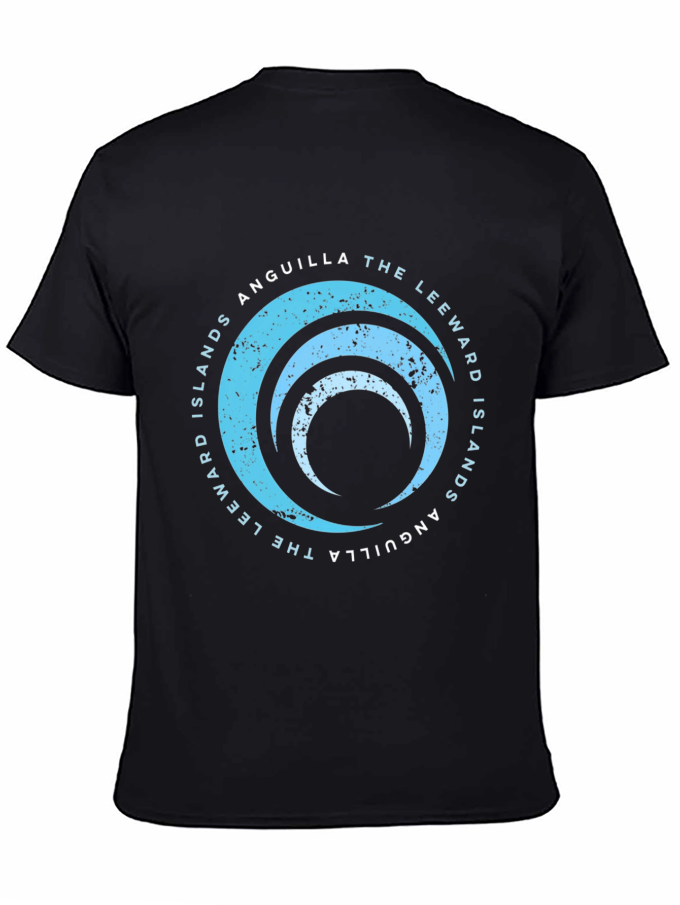 Anguilla Leeward Islands Graphic Tee - Black