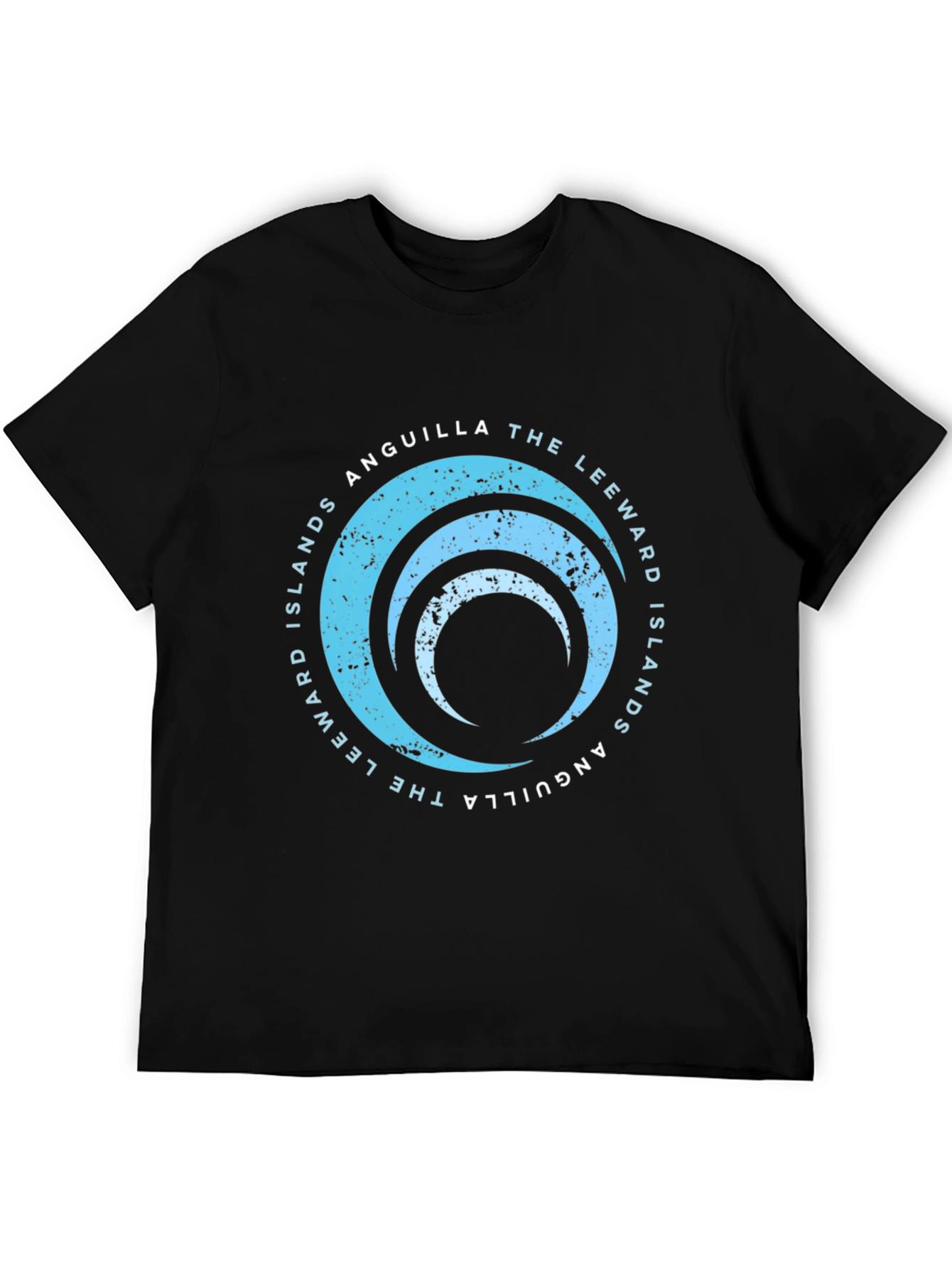 Anguilla Leeward Islands Graphic Tee - Black