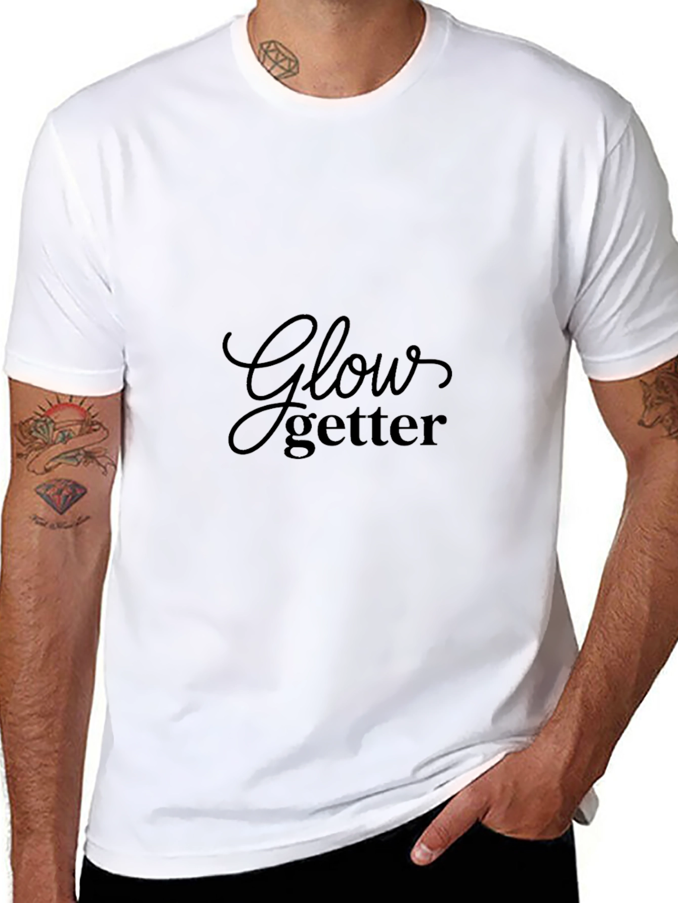 Glow Getter Black T-Shirt