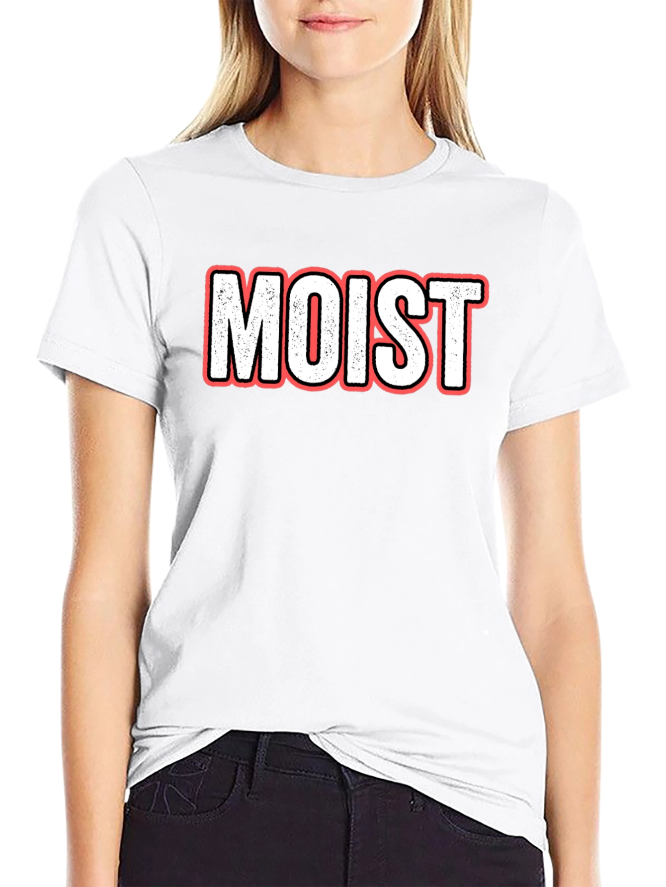 Humorous Moist Graphic Tee - Unisex