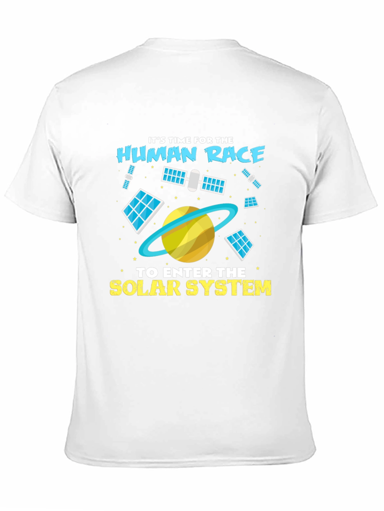 Human Race Solar System Black T-Shirt