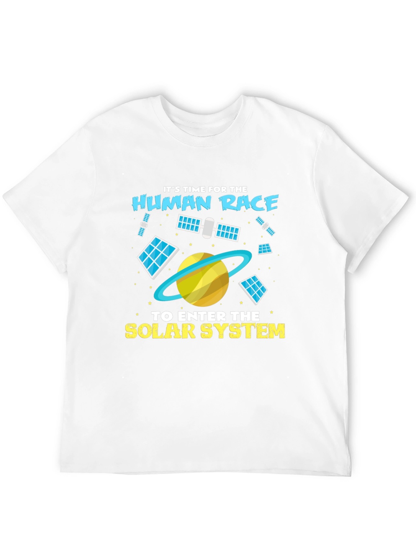 Human Race Solar System Black T-Shirt