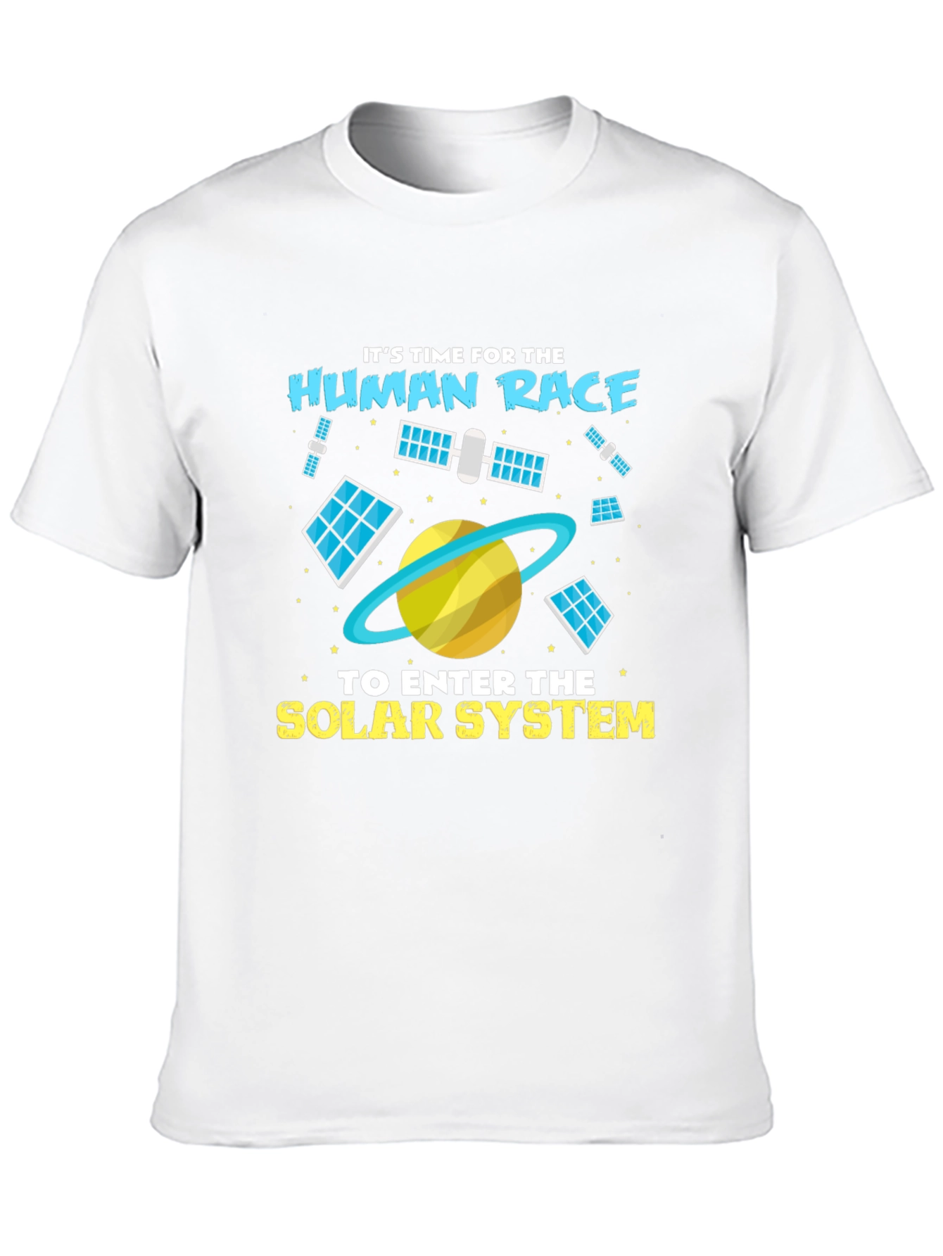 Human Race Solar System Black T-Shirt
