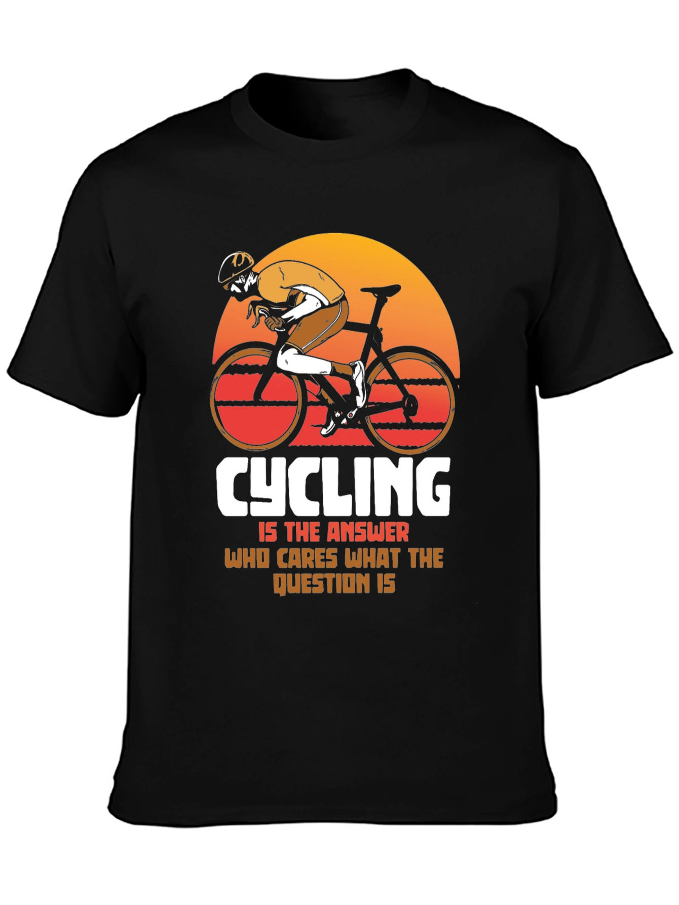 Cycling is the Answer Graphic Tee