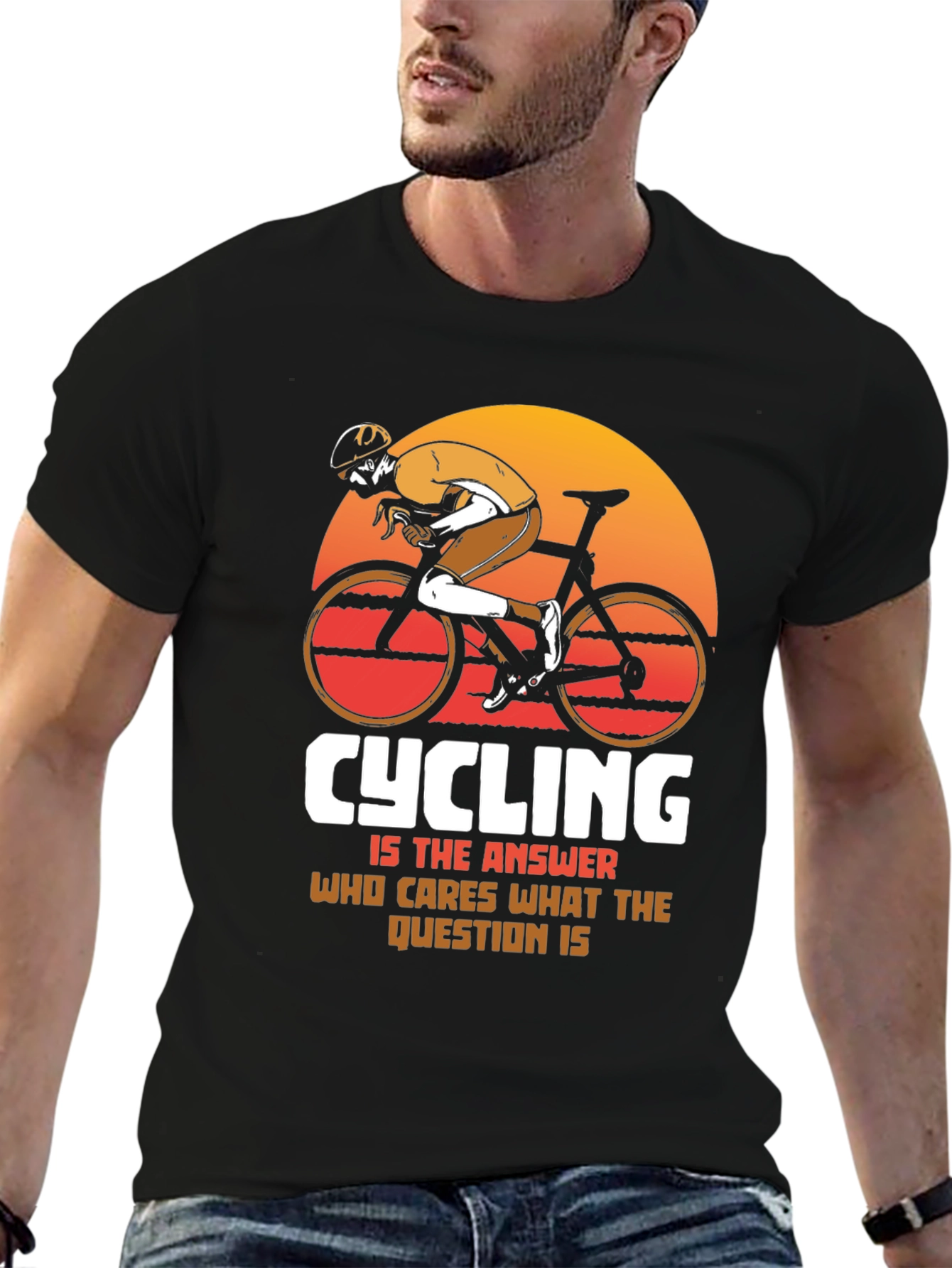 Cycling is the Answer Graphic Tee