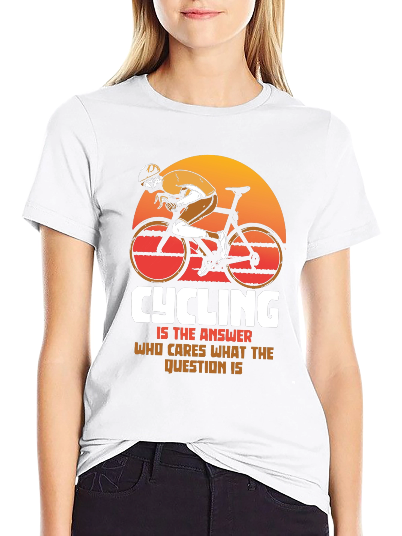 Cycling is the Answer Graphic Tee