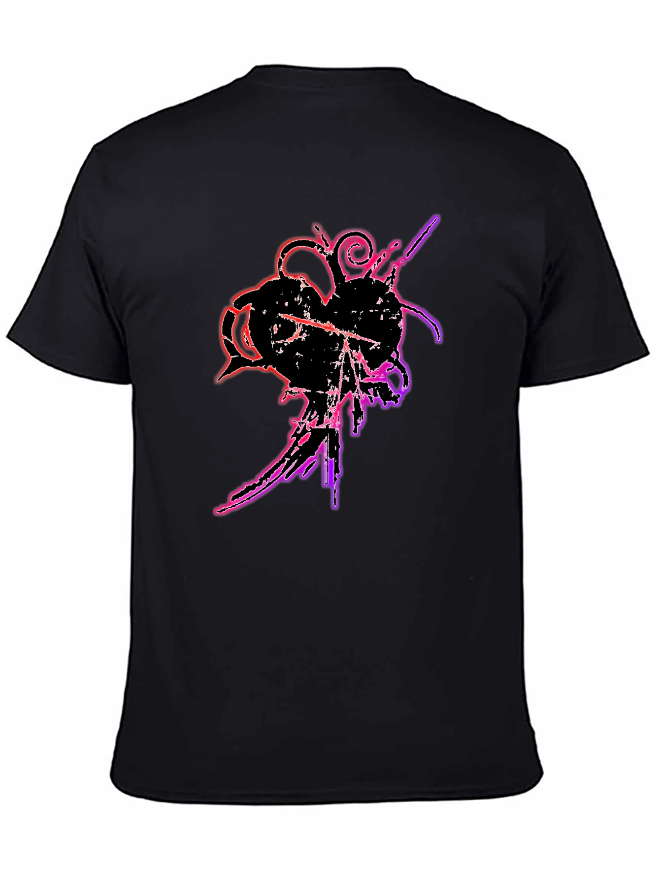 Grunge Heart T-Shirt - Edgy Graphic Tee