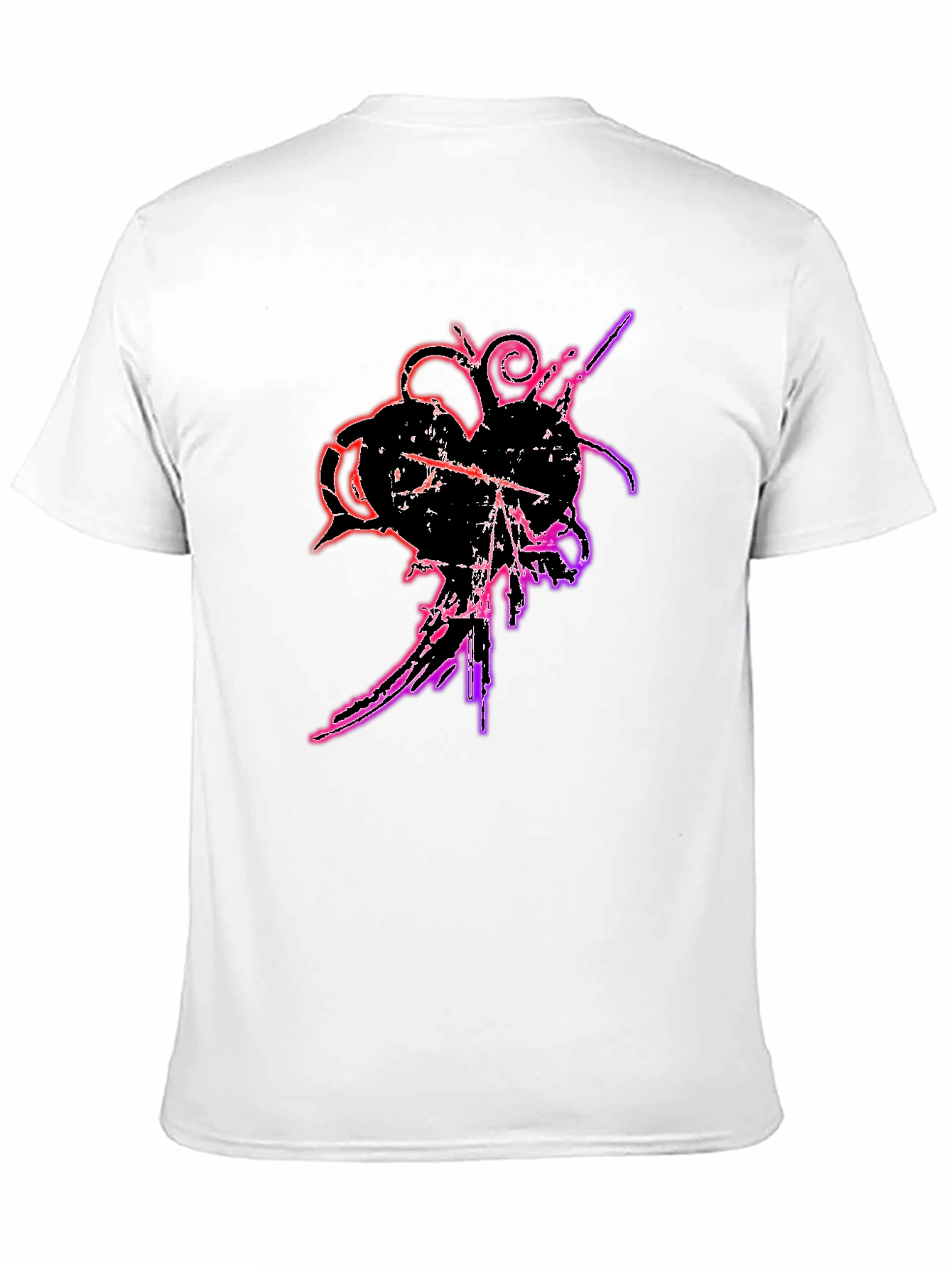 Grunge Heart T-Shirt - Edgy Graphic Tee