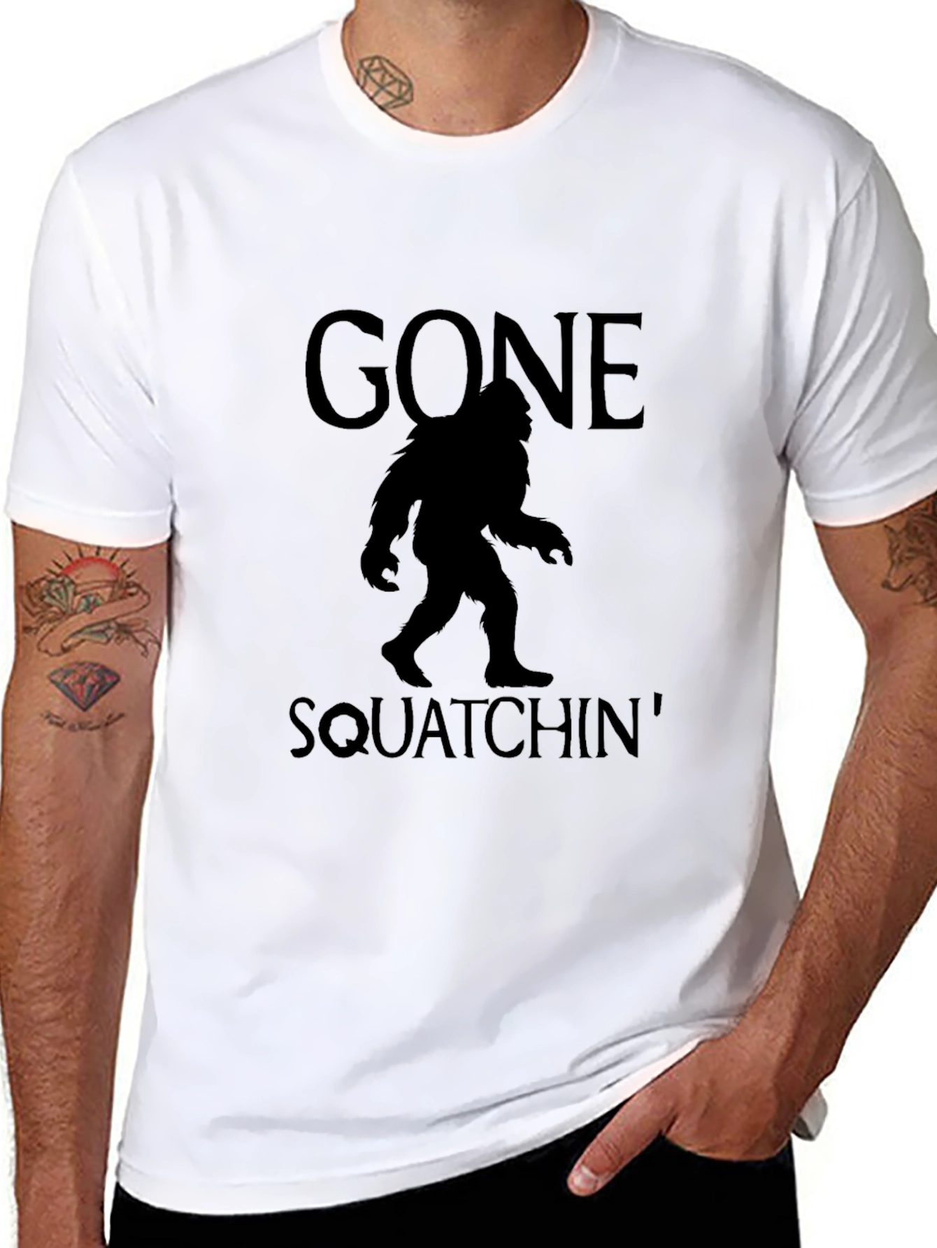 Gone Squatchin Bigfoot T-Shirt