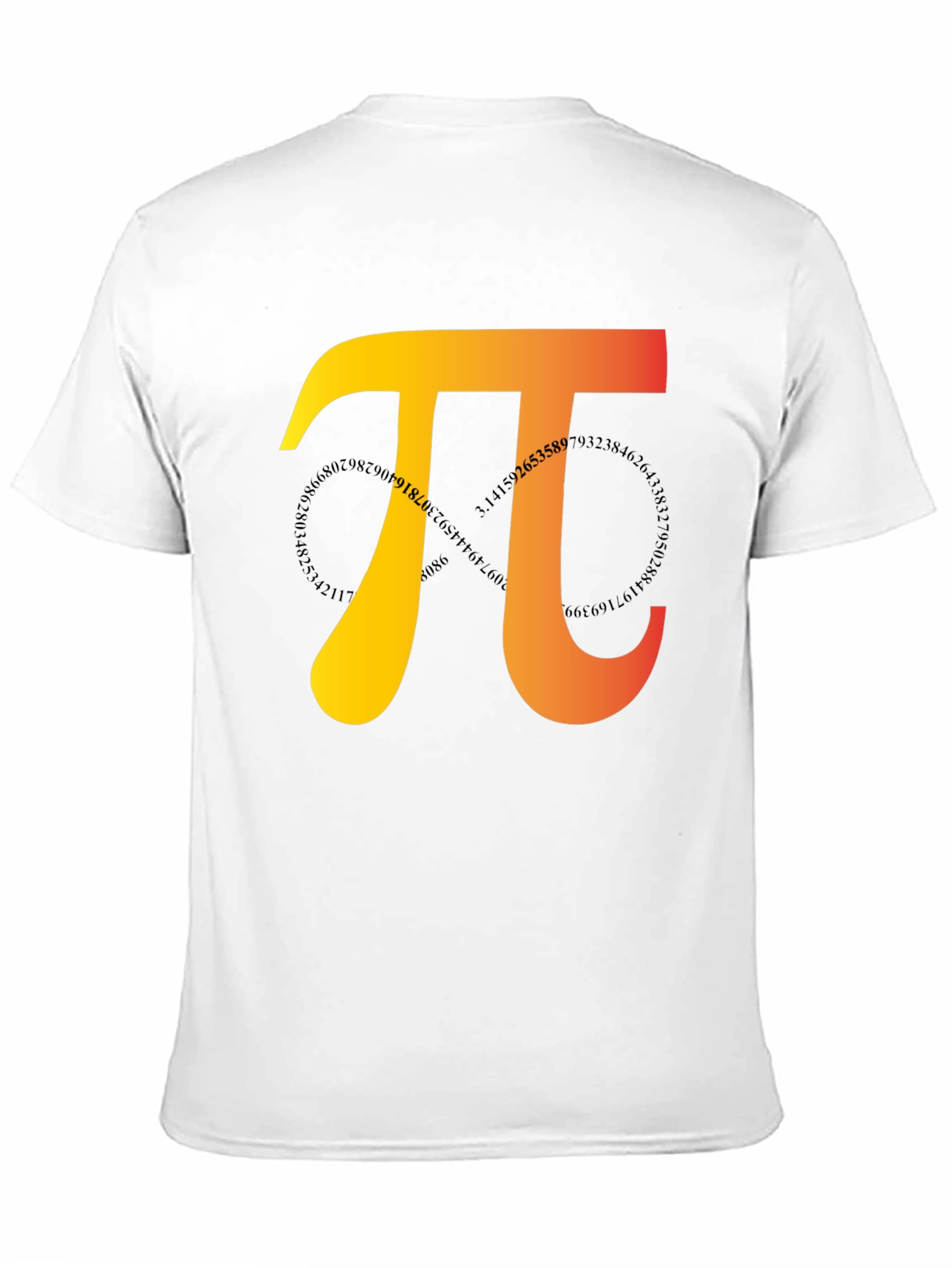 Pi Symbol Graphic Tee - Math Lovers T-Shirt