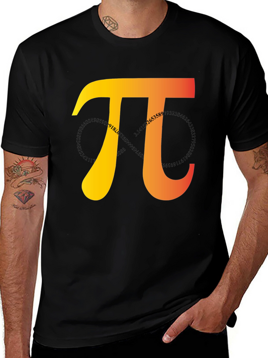 Pi Symbol Graphic Tee - Math Lovers T-Shirt