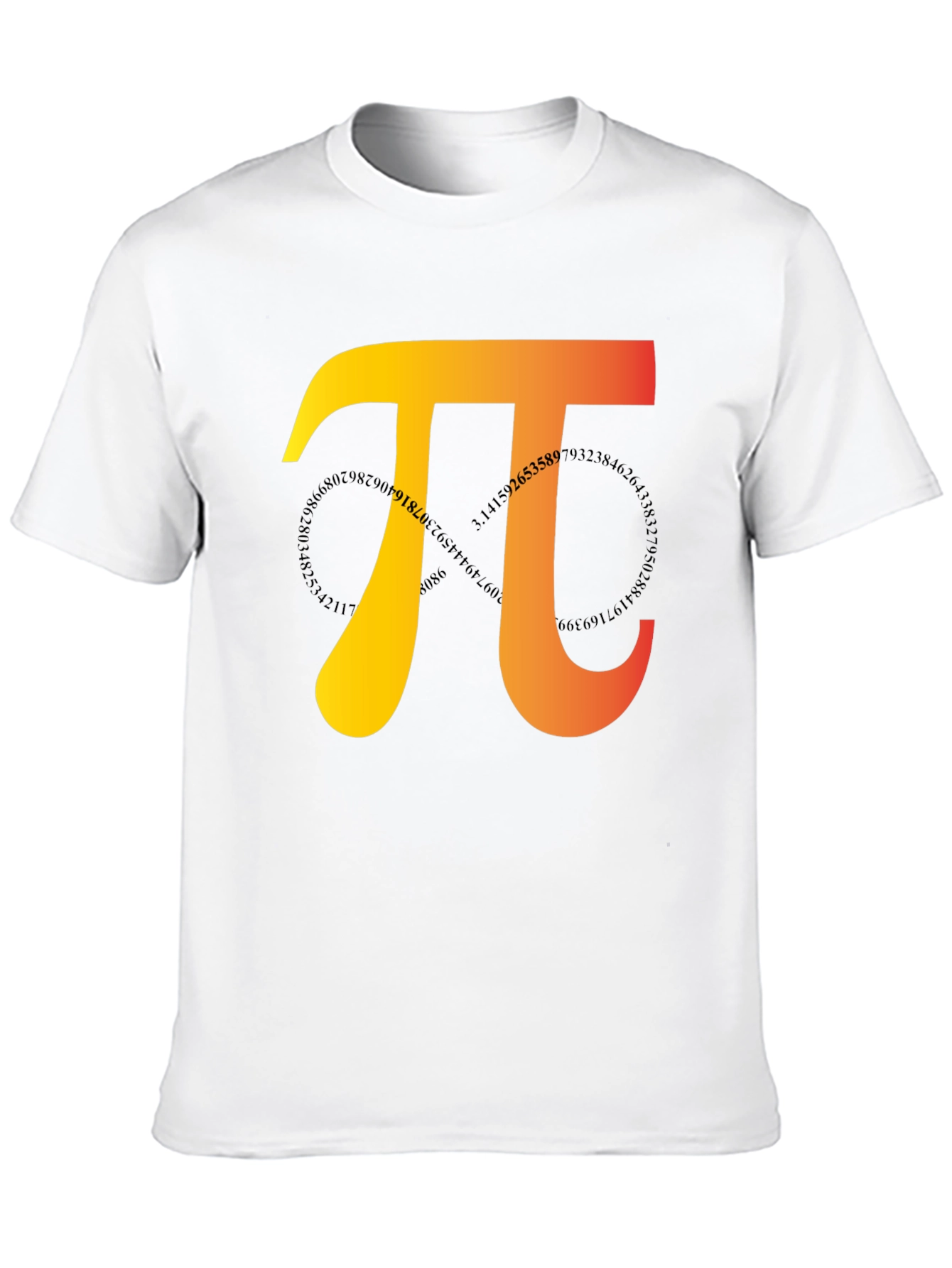 Pi Symbol Graphic Tee - Math Lovers T-Shirt