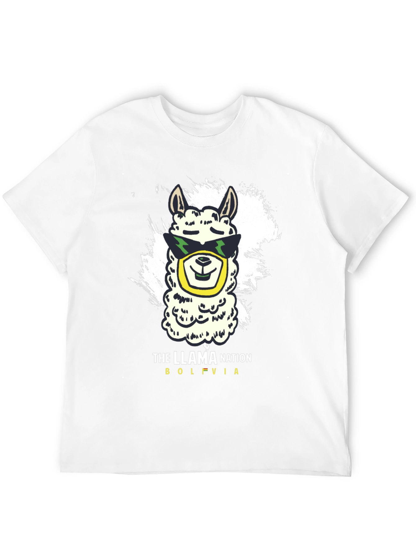 Llama Nation Graphic Tee - Bolivia Pride!