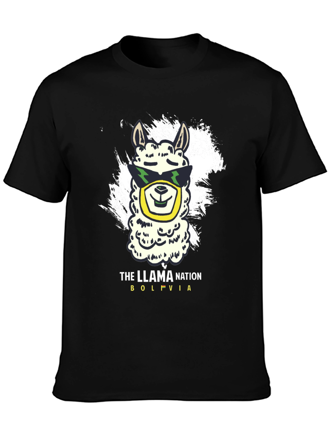 Llama Nation Graphic Tee - Bolivia Pride!