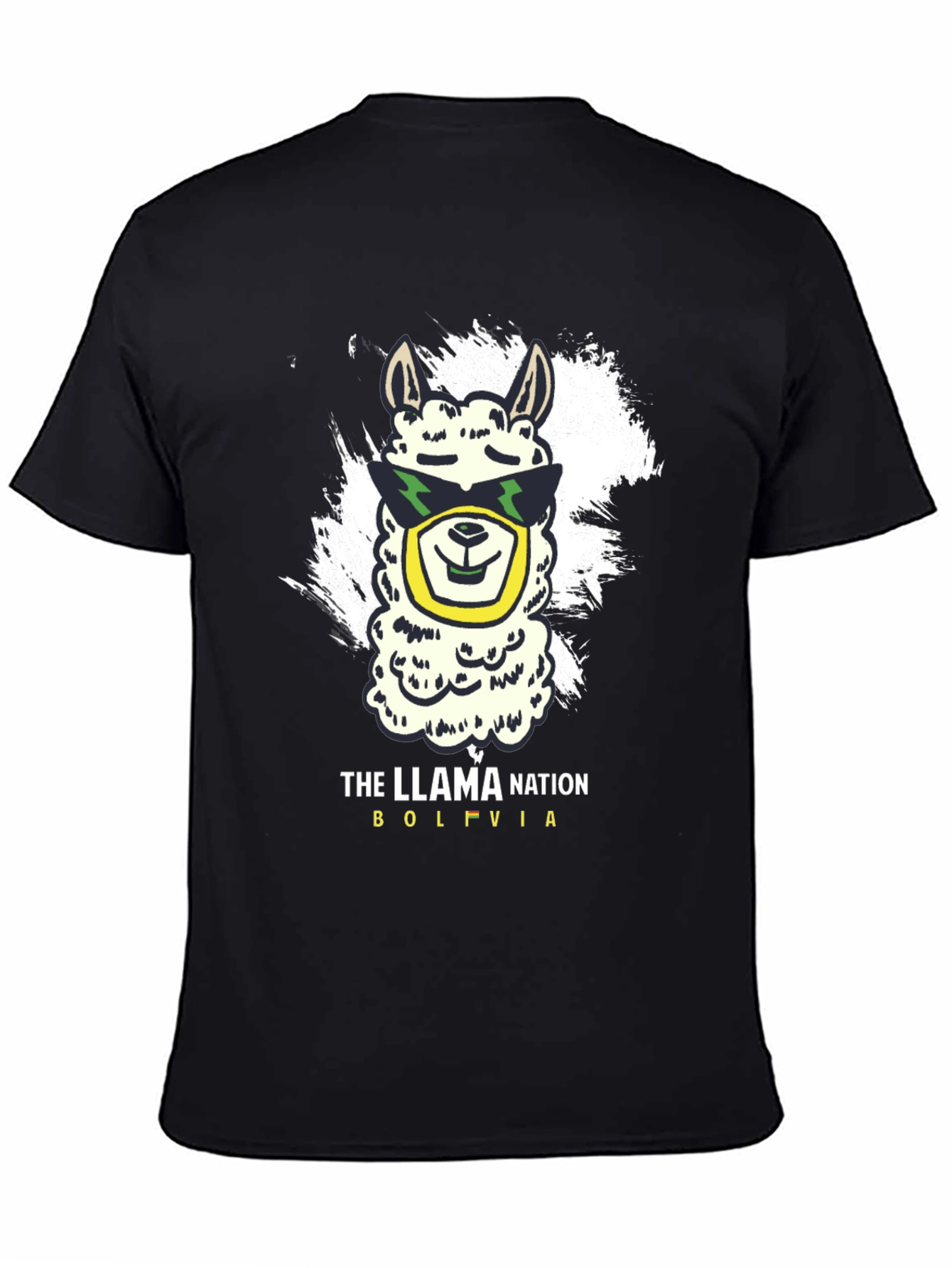 Llama Nation Graphic Tee - Bolivia Pride!