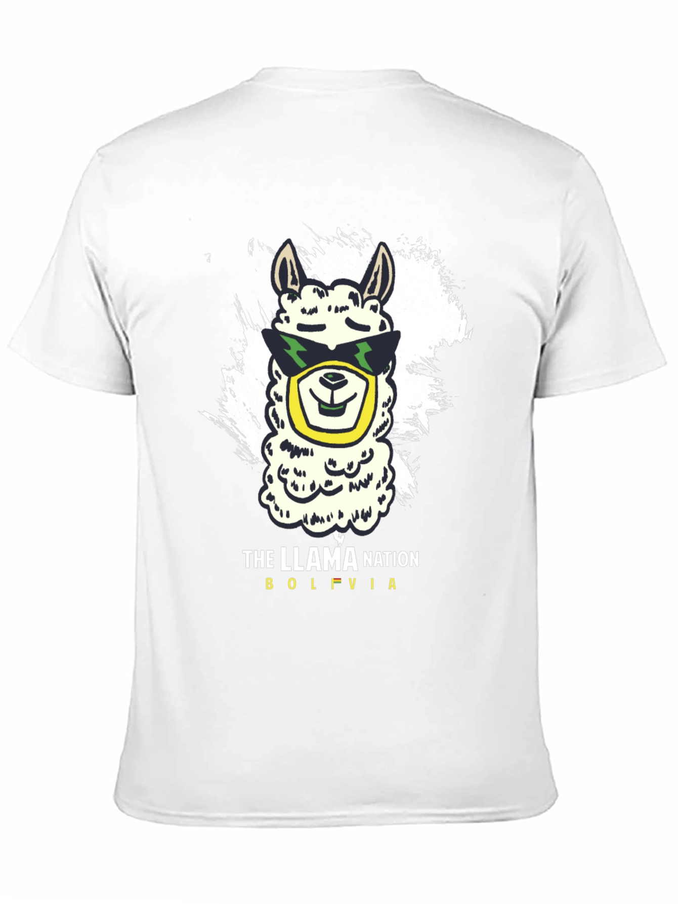 Llama Nation Graphic Tee - Bolivia Pride!