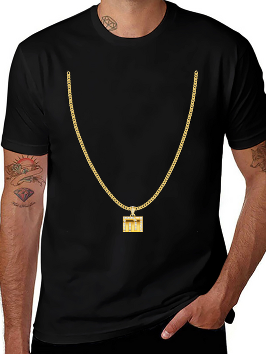 Gold Chain & Pendant T-Shirt