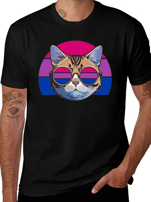 Cool Cat Bi Pride T-Shirt