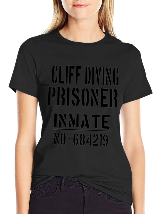 Cliff Diving Prisoner Inmate Tee