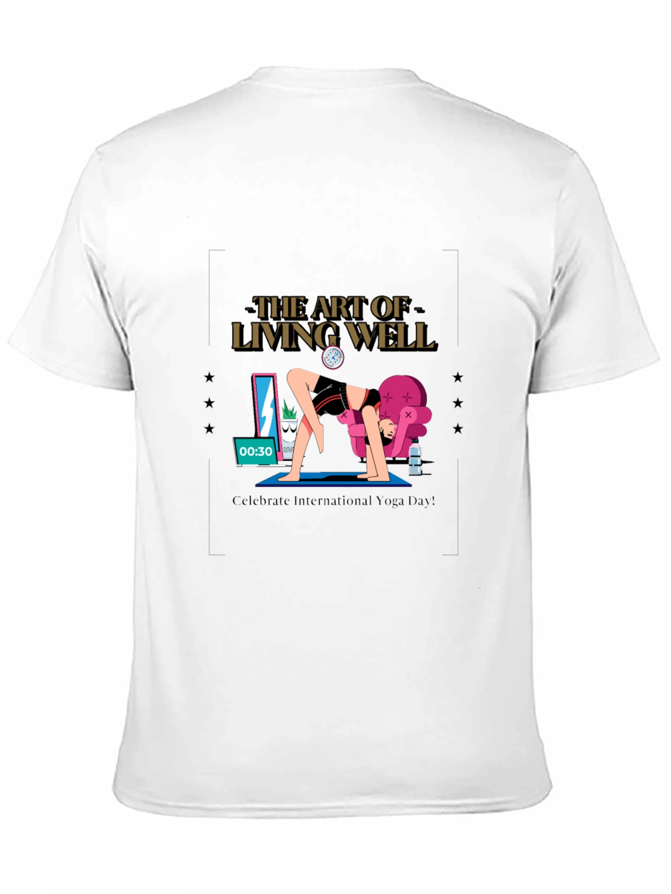 The Art of Living Well Yoga T-Shirt