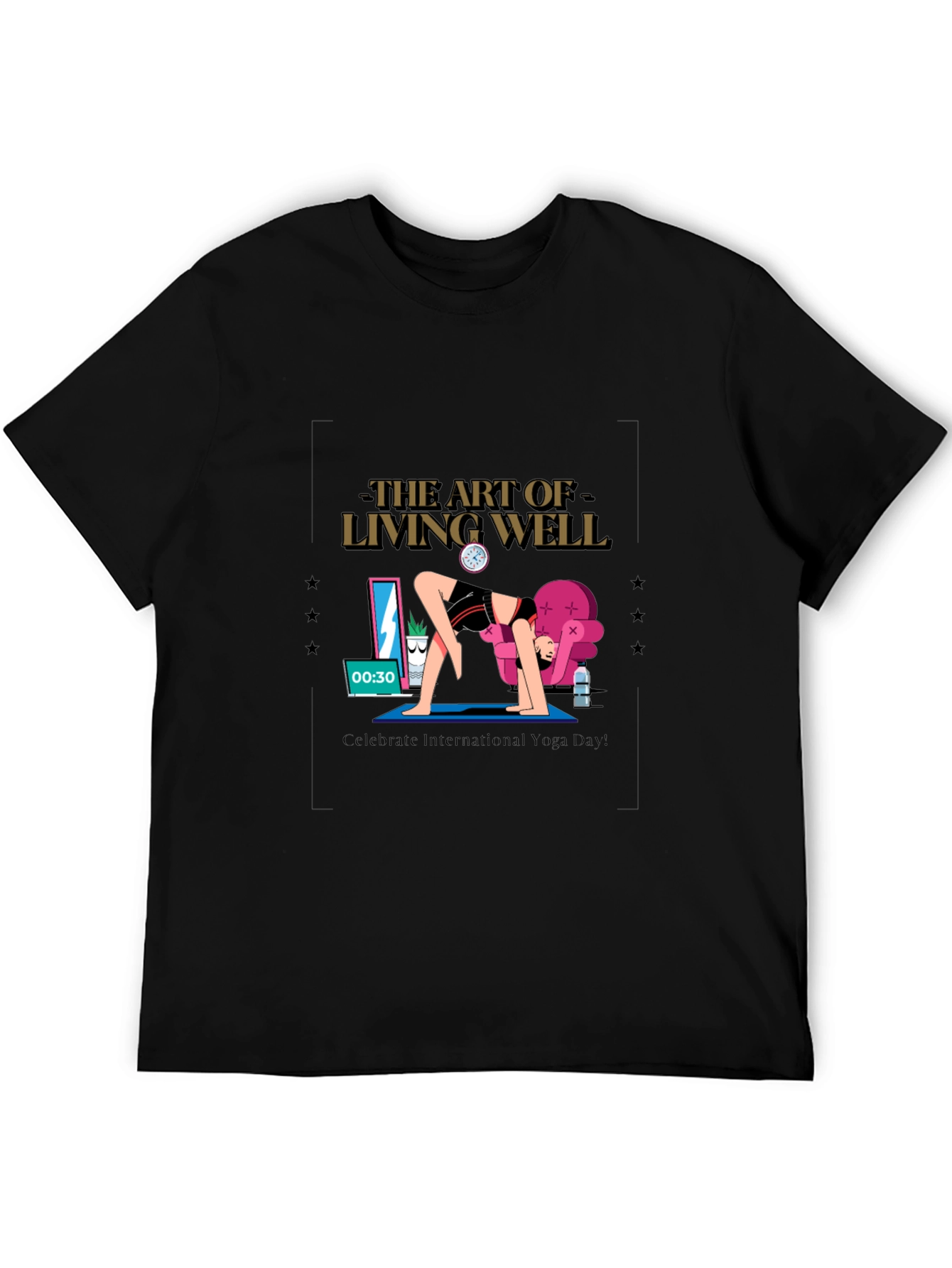 The Art of Living Well Yoga T-Shirt