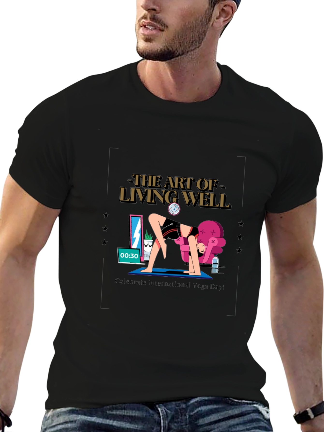The Art of Living Well Yoga T-Shirt