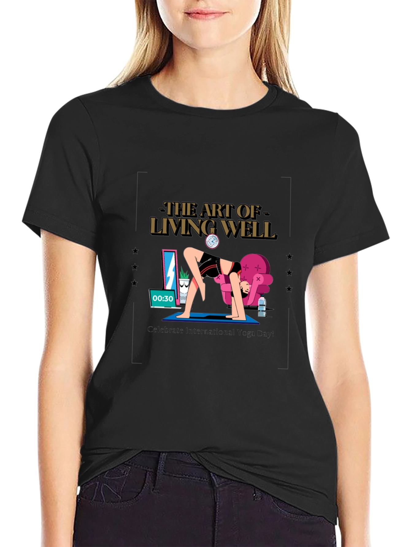 The Art of Living Well Yoga T-Shirt