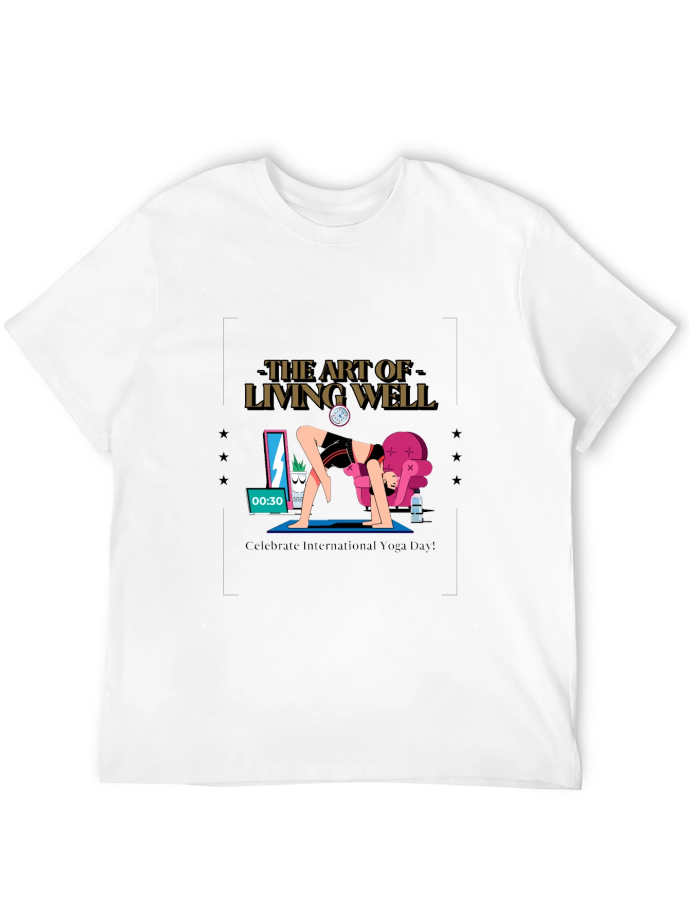 The Art of Living Well Yoga T-Shirt