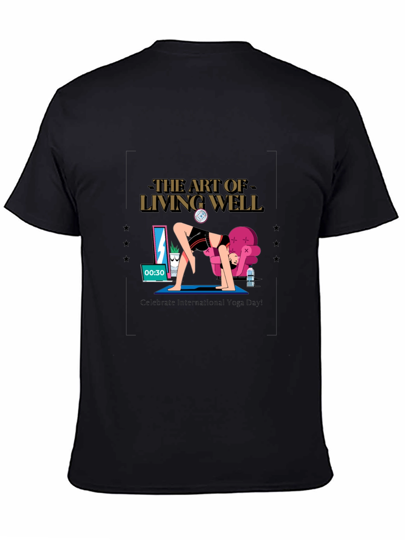The Art of Living Well Yoga T-Shirt