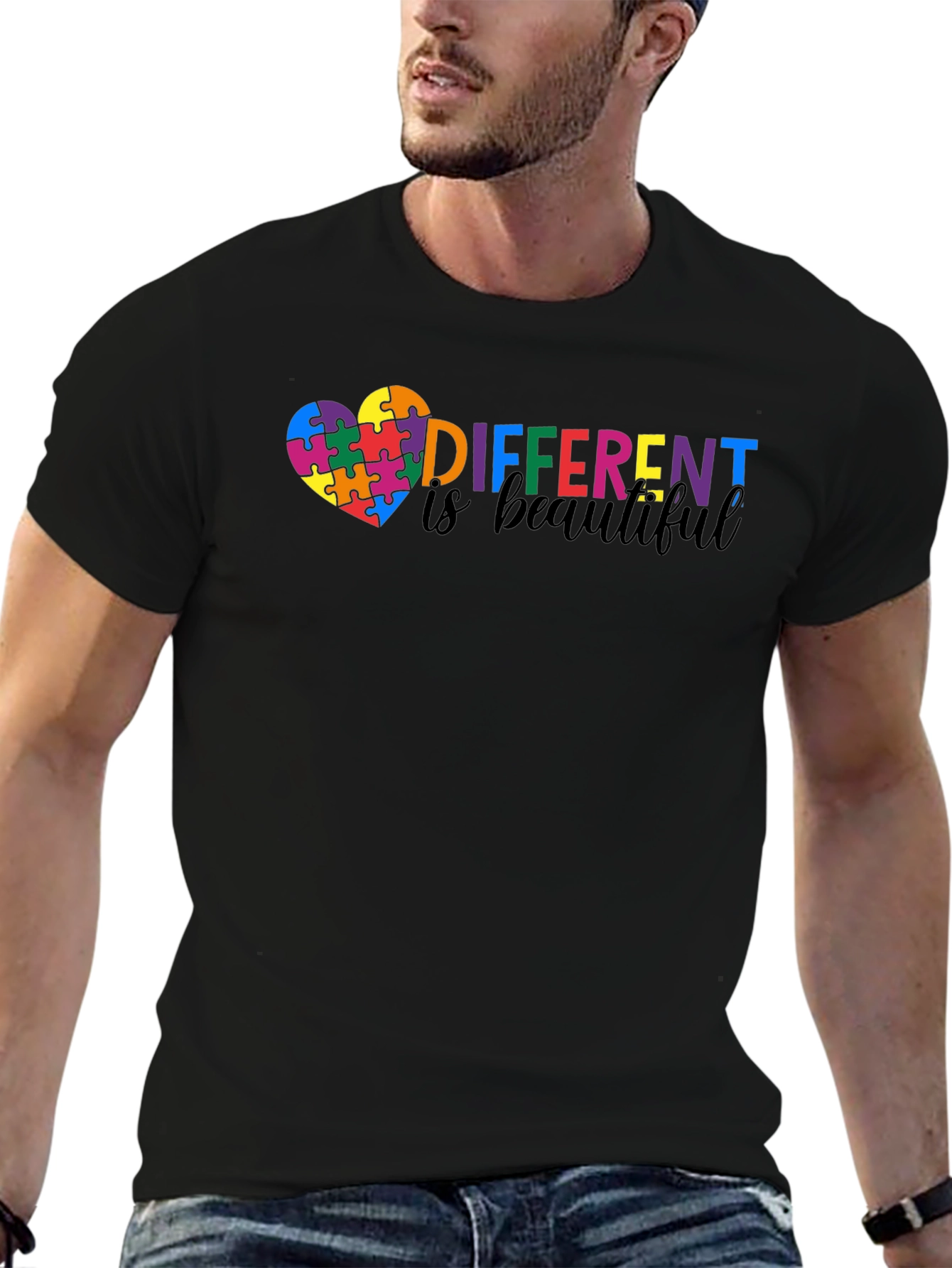 Different is Beautiful Autism Awareness T-Shirt