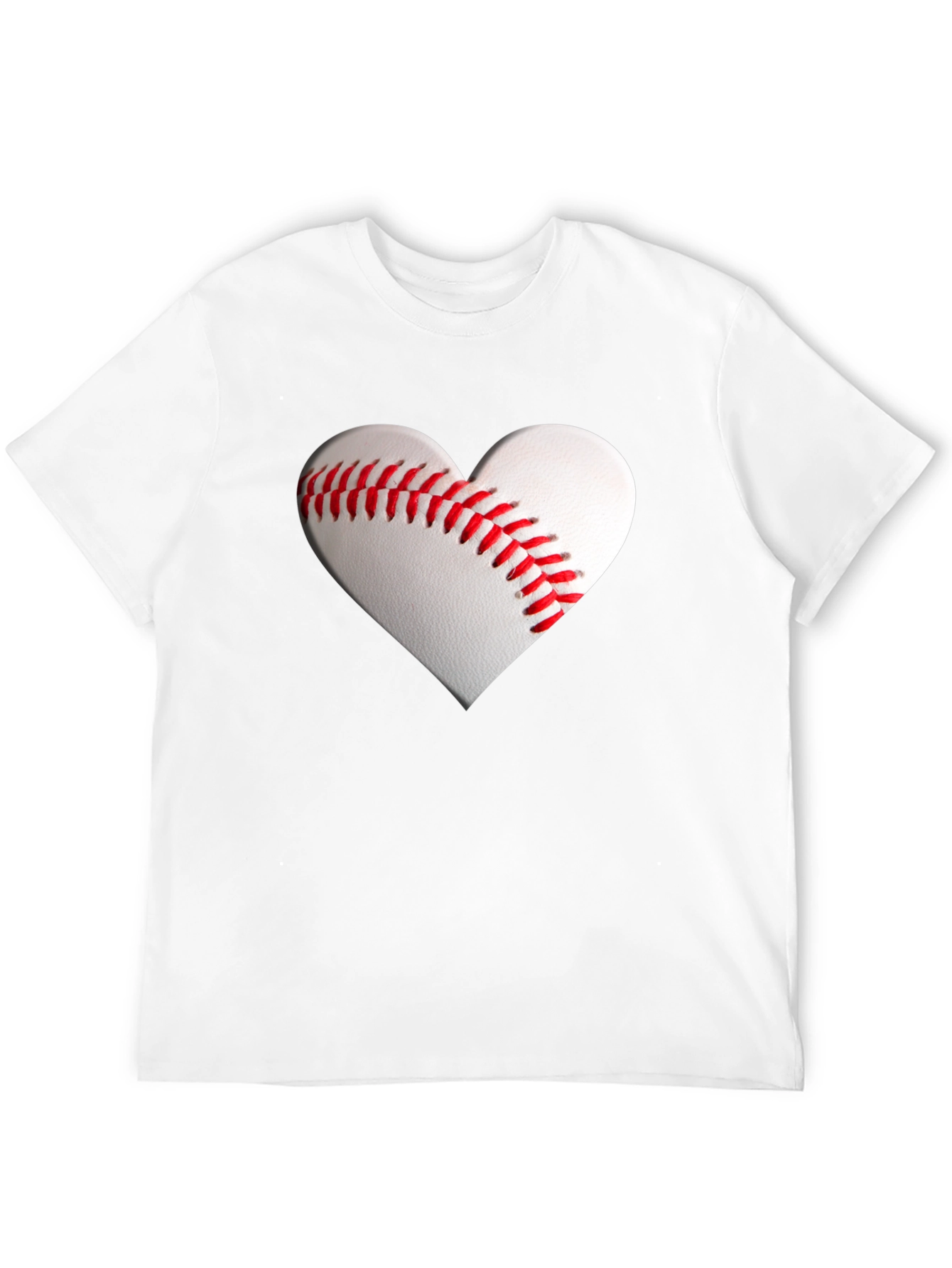 Baseball Heart T-Shirt - Sporty & Stylish