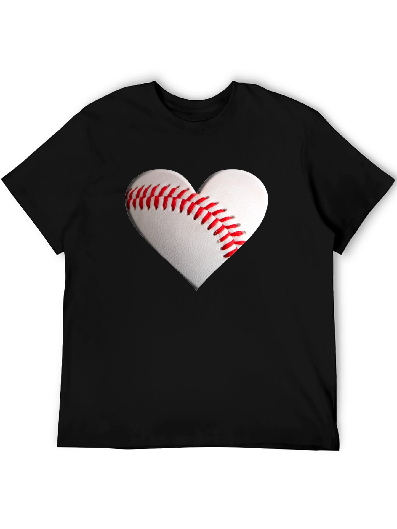 Baseball Heart T-Shirt - Sporty & Stylish