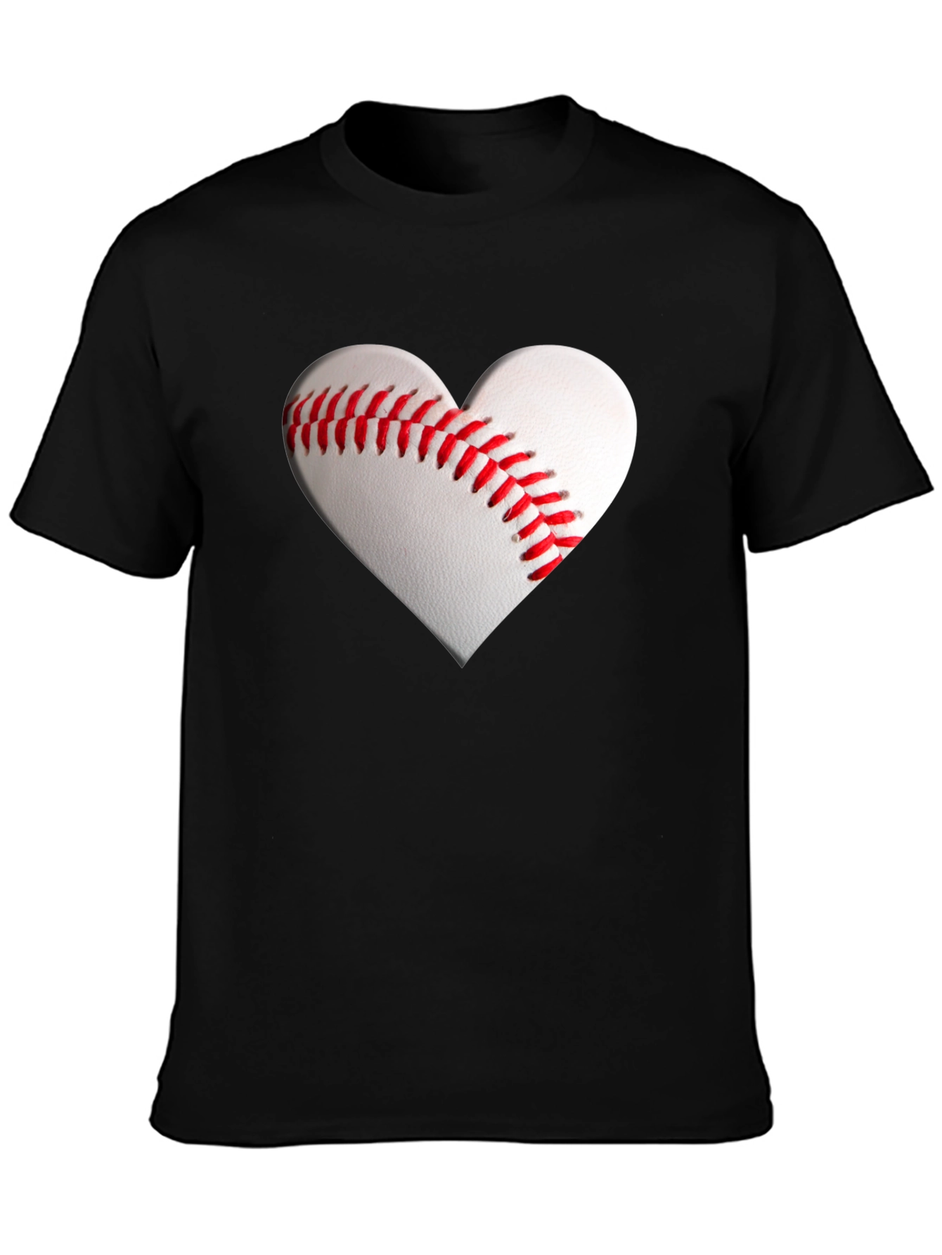Baseball Heart T-Shirt - Sporty & Stylish
