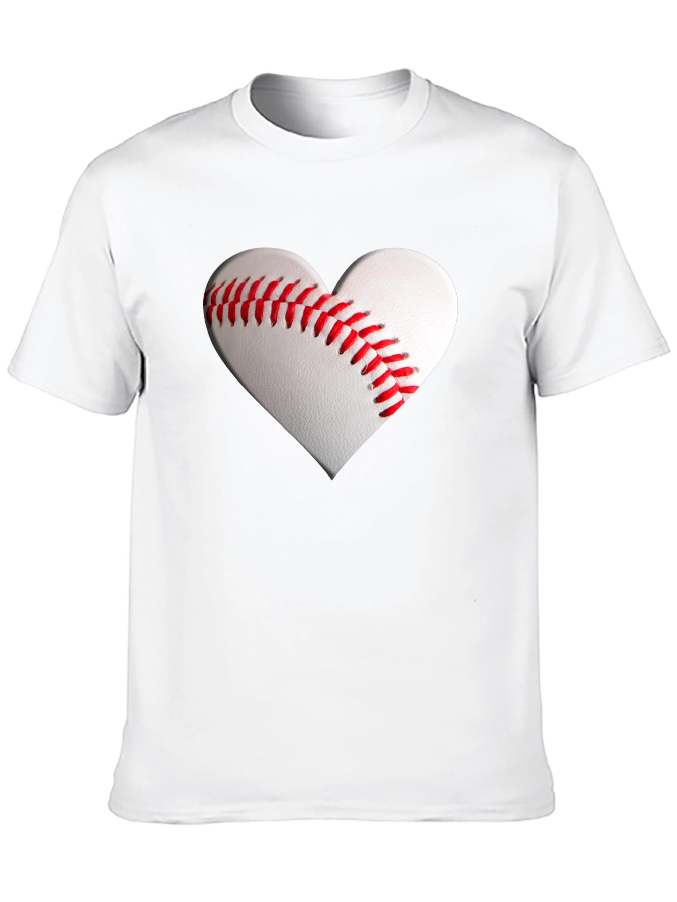 Baseball Heart T-Shirt - Sporty & Stylish