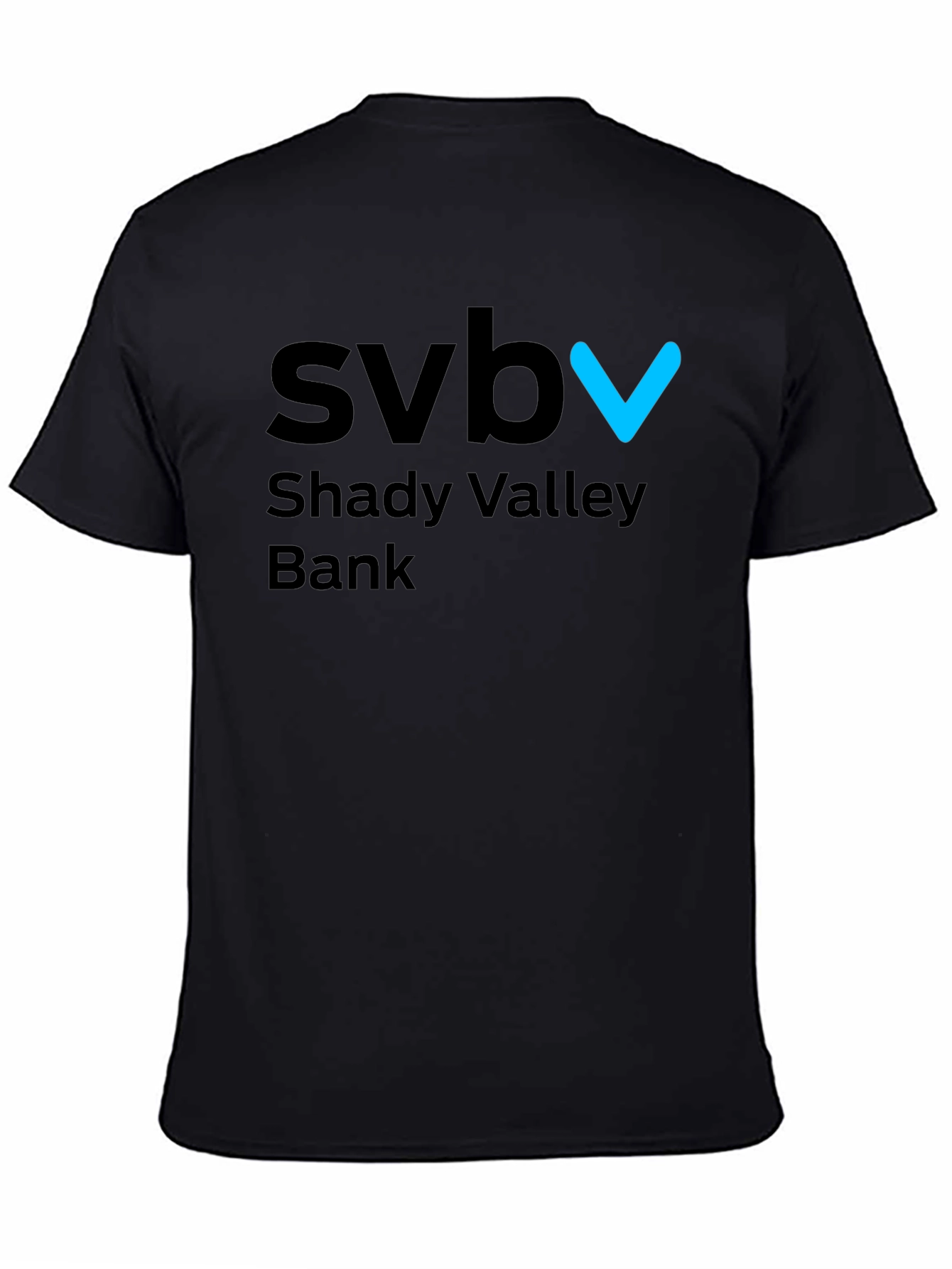 SVB Shady Valley Bank Black T-Shirt