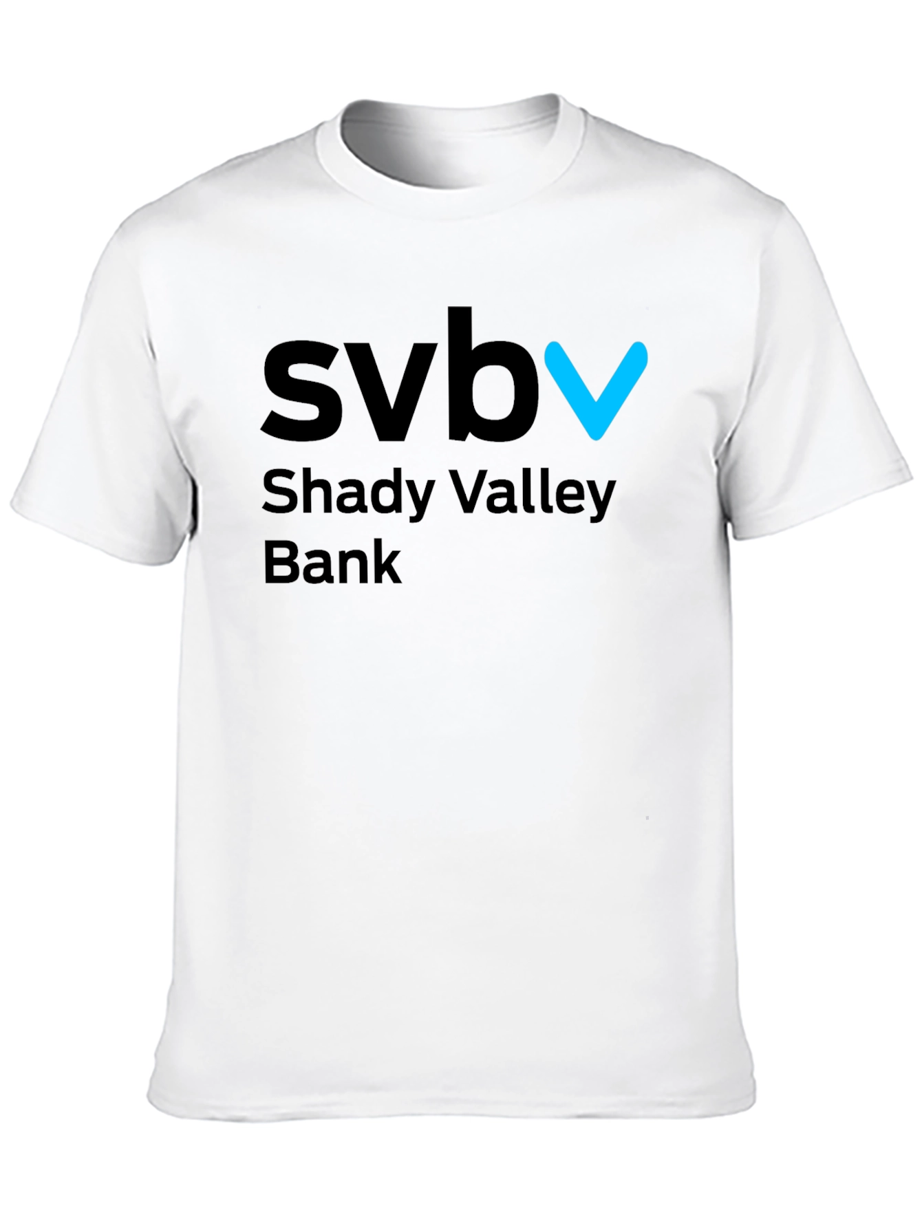 SVB Shady Valley Bank Black T-Shirt