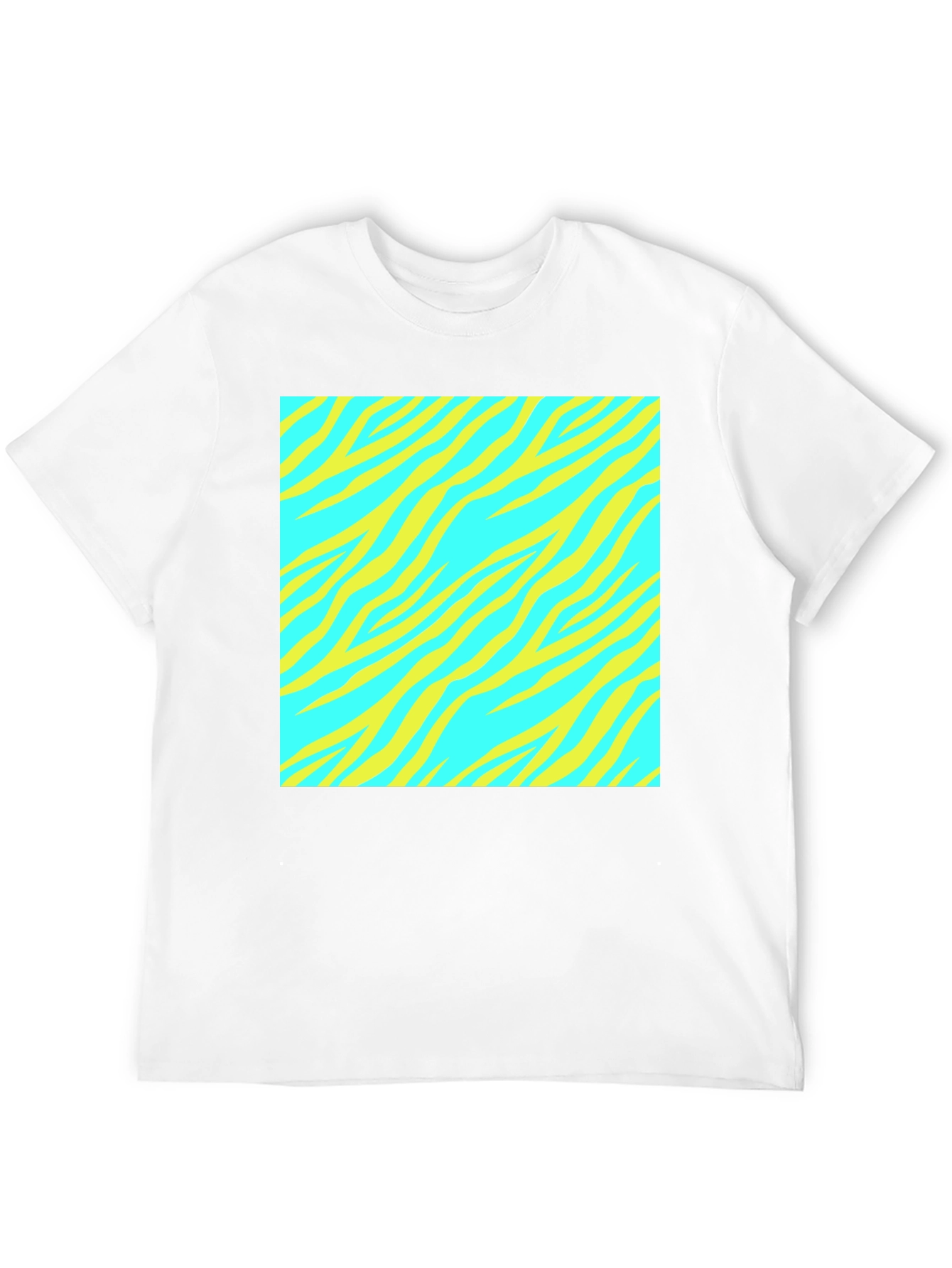 Vibrant Zebra Striped Tee - Stand Out Style!