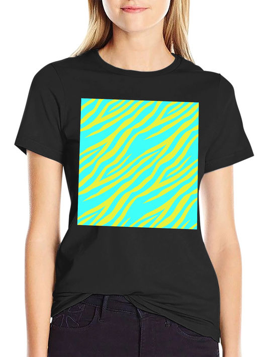 Vibrant Zebra Striped Tee - Stand Out Style!