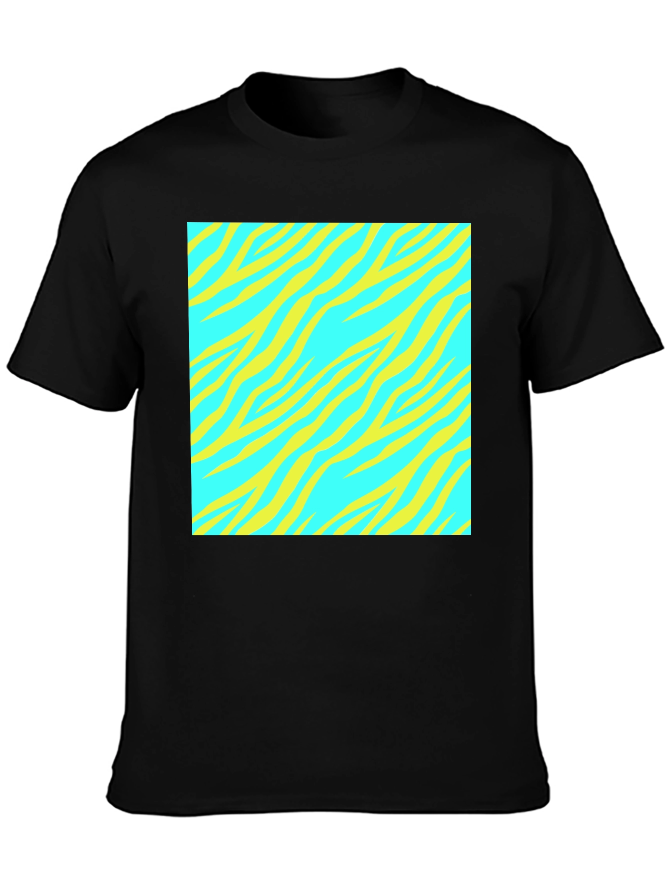 Vibrant Zebra Striped Tee - Stand Out Style!