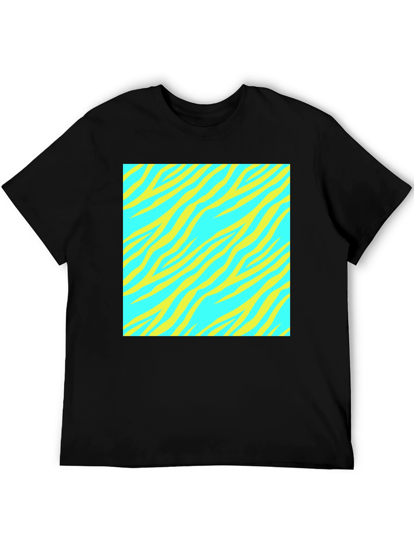 Vibrant Zebra Striped Tee - Stand Out Style!