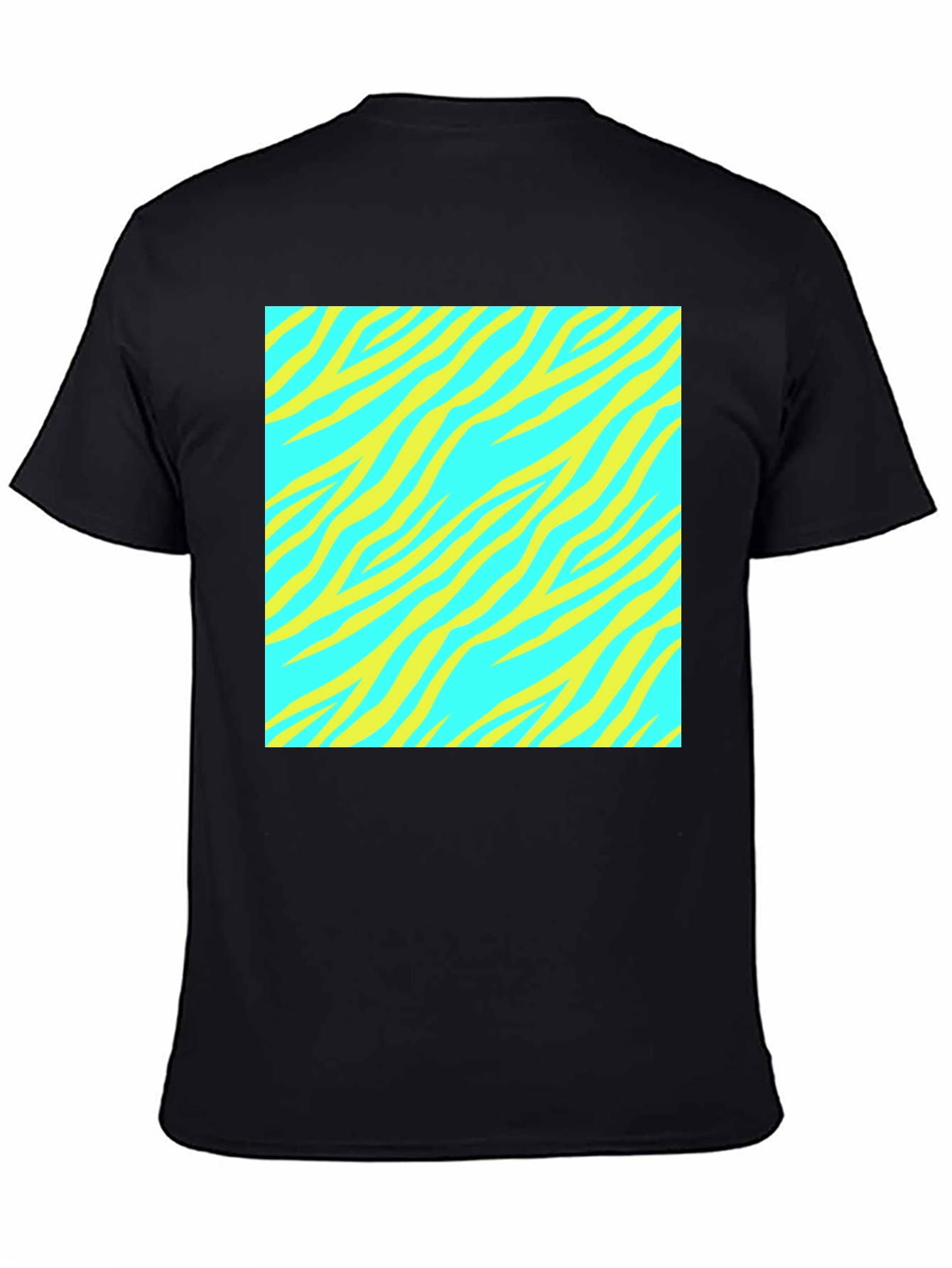 Vibrant Zebra Striped Tee - Stand Out Style!