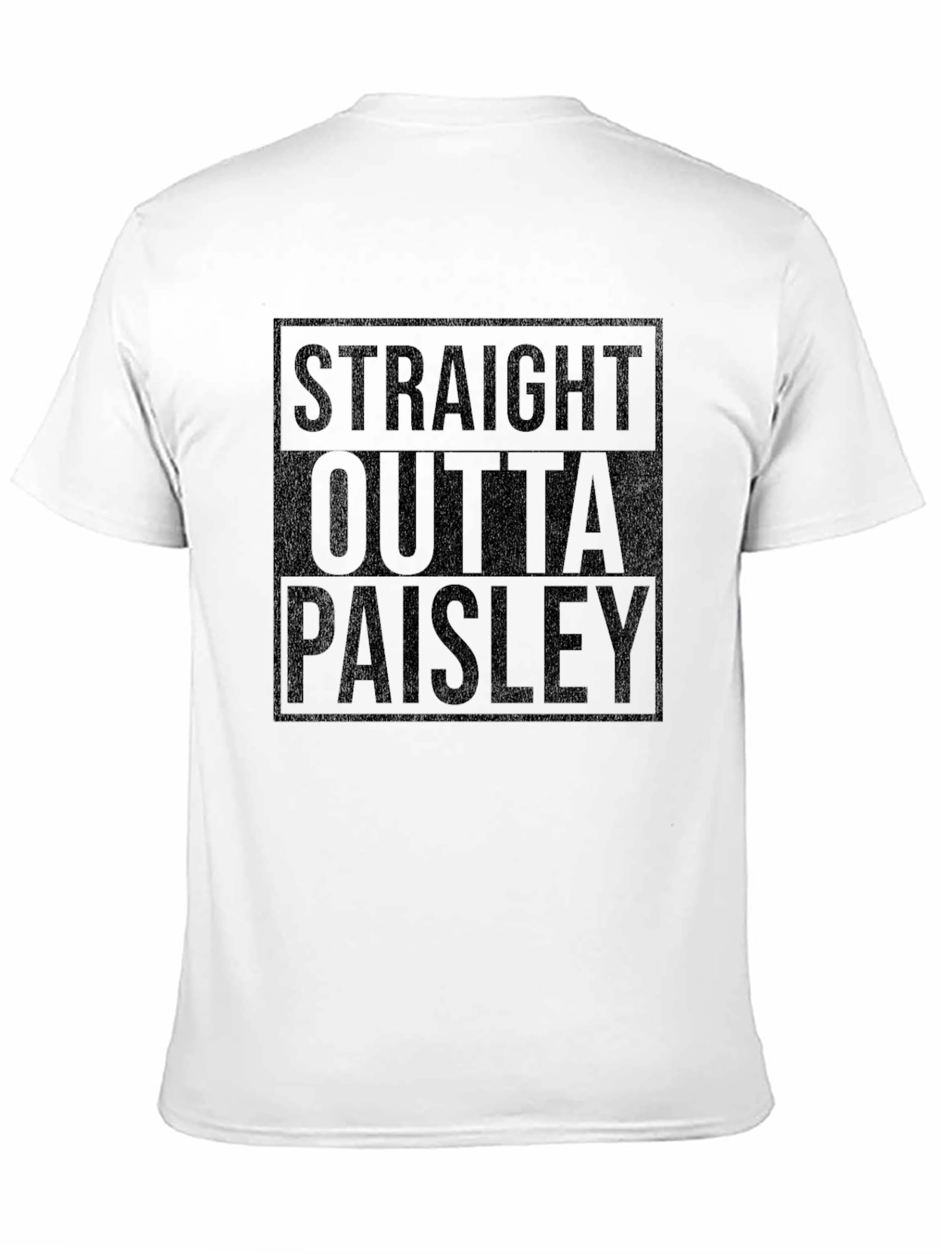Straight Outta Paisley Black Graphic Tee