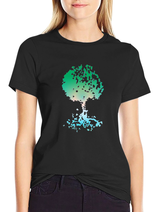 Abstract Tree Graphic Tee - Nature Inspired