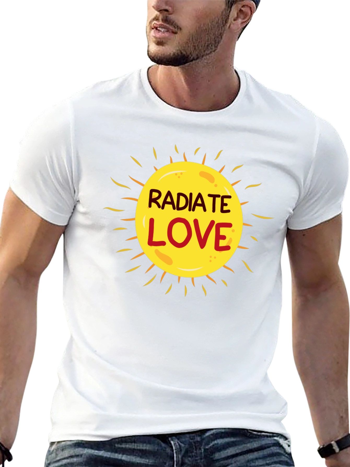 Radiate Love Graphic T-Shirt - Black