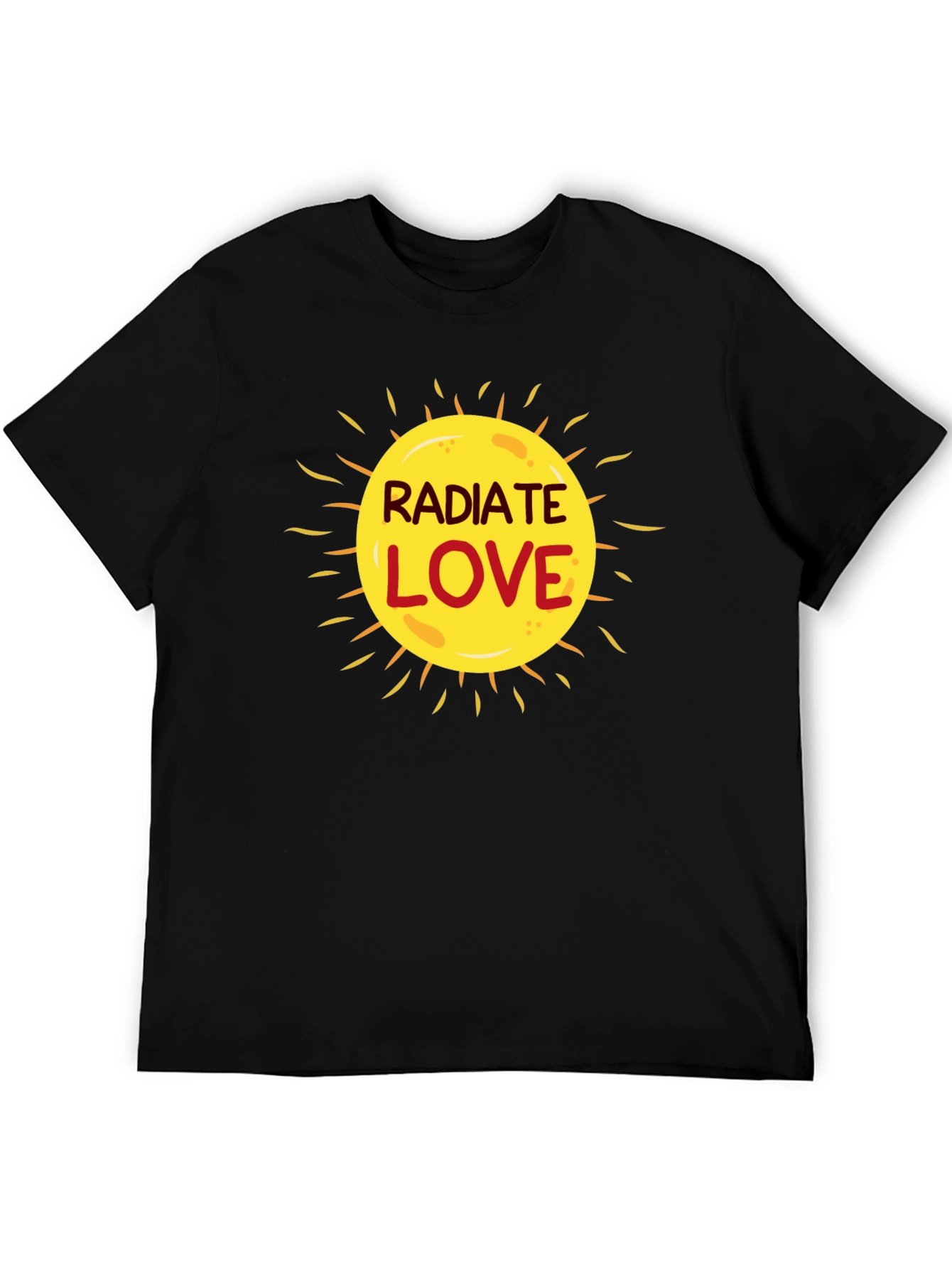 Radiate Love Graphic T-Shirt - Black